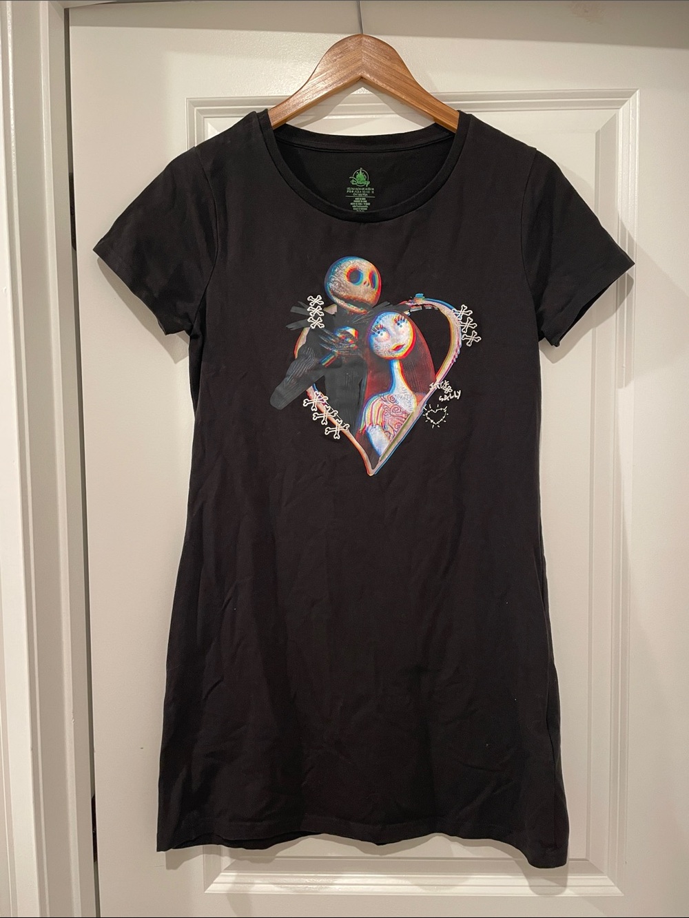 Disney parks The Nightmare Before Christmas Jack & Sally T-Shirt Dress medium